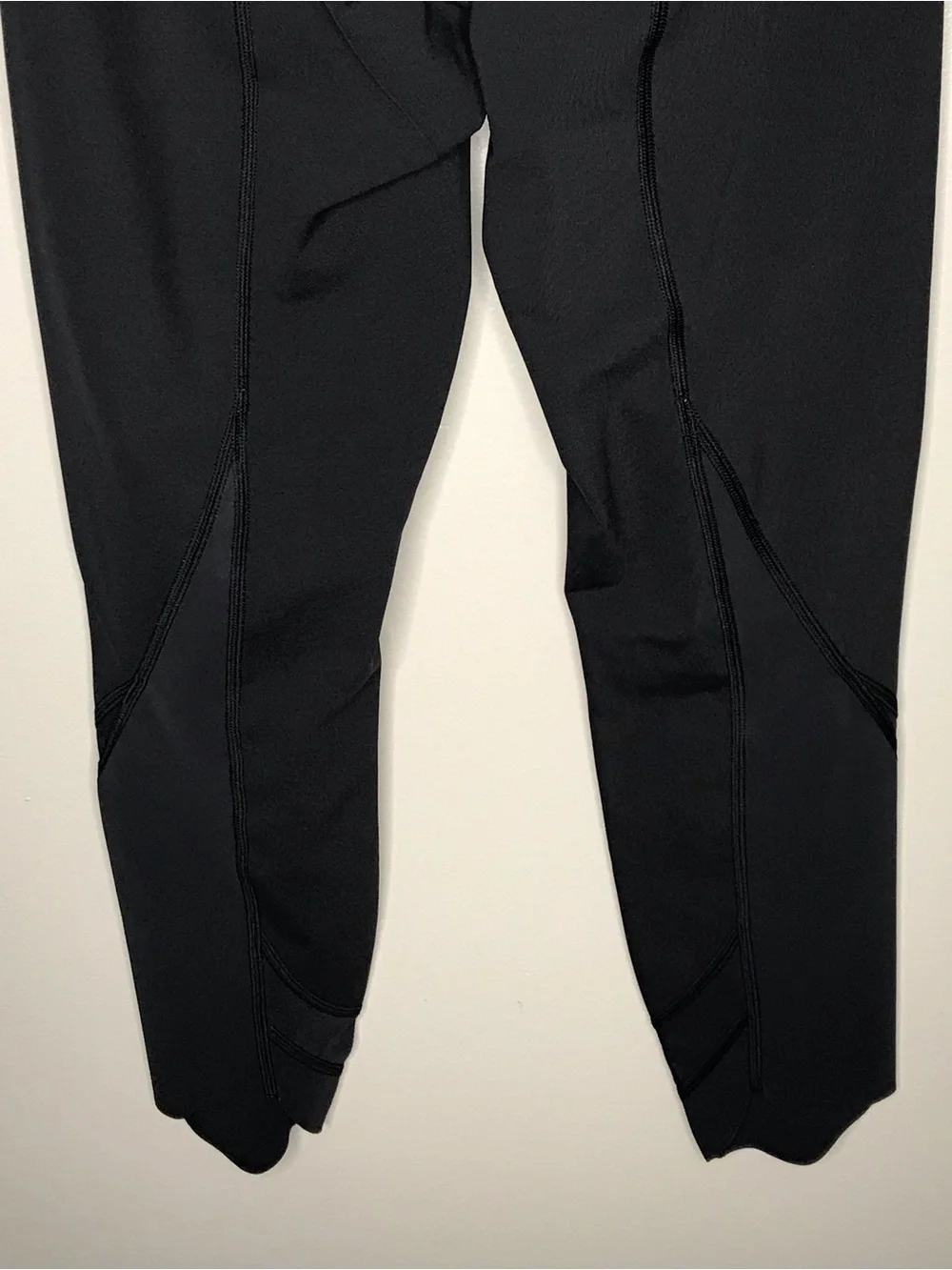 lululemon athletica Wunder Under Roll Down Black High-Rise Leggings Sz 2